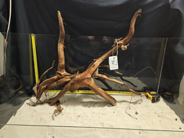 Detta naturliga bogwood är perfekt för akvascaping och skapar en vacker, naturlig miljö i ditt akvarium.