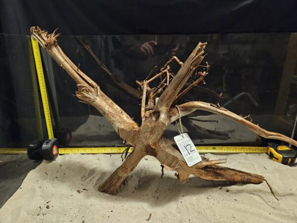 Naturligt rökt äkta bogwood för akvarie- och aquascaping-entusiaster.