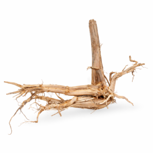 ID10 Tuskwood Stump with roots - 40-50 XL Hög stubbe - Äkta Mossträ Akvarierot