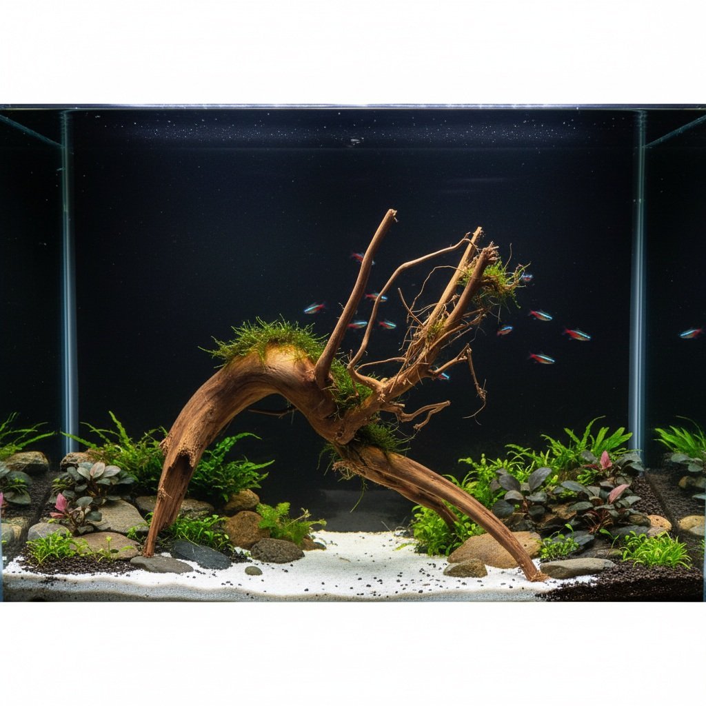 Tuskwood Aquarienwurzel aus echtem Moorholz, 70 cm, P092618