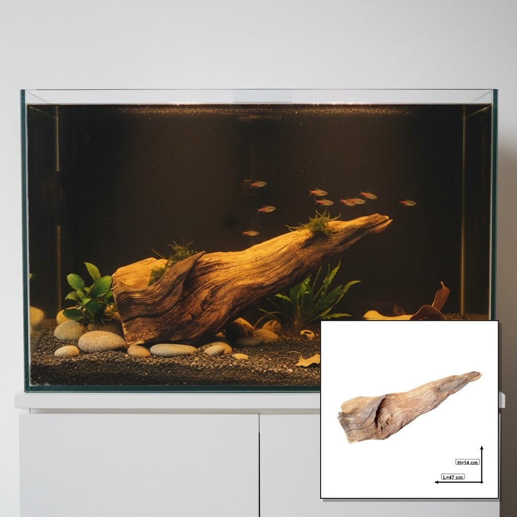 Tuskwood Aquarienwurzel aus echtem Moorholz, 47 cm, P112618