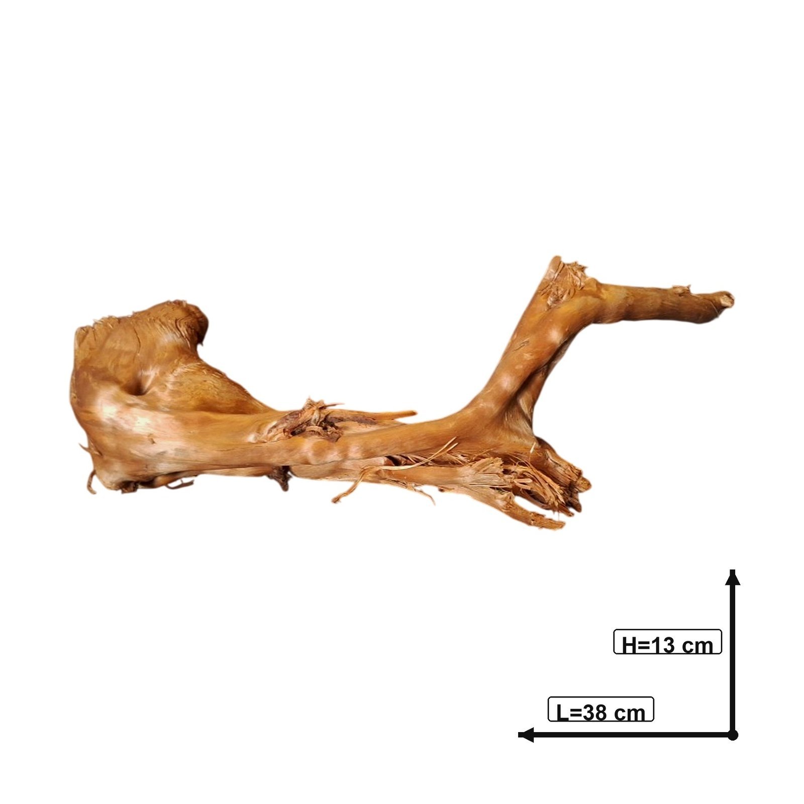 Tuskwood Akvarierot WYSIWYG Äkta Bogwood Unik 38 cm P142620 - Billede 3