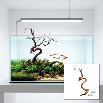 Tuskwood Korzeń akwariowy WYSIWYG Genuine Bogwood Unique 39 cm P142621