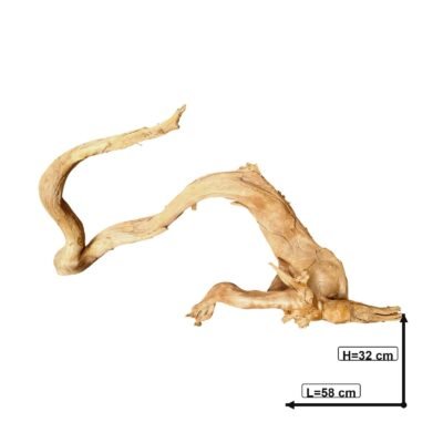 Tuskwood akvarierot i äkta bogwood, 58 cm, P202618