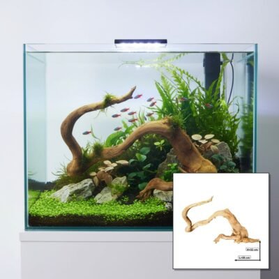 Tuskwood akvarierod i ægte mosetræ, 58 cm, P202618