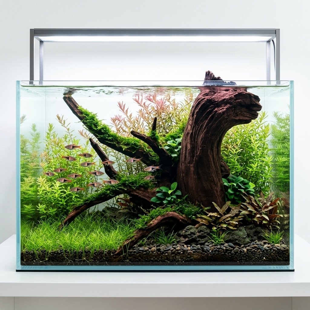 Tuskwood Akvarierot WYSIWYG Äkta Bogwood Unik 40 cm P302621 - Kuva 2