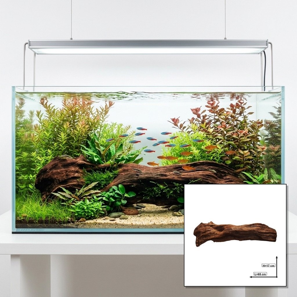 Tuskwood Akvaario Juurakko WYSIWYG Aito Bogwood Unique 65 cm P322621