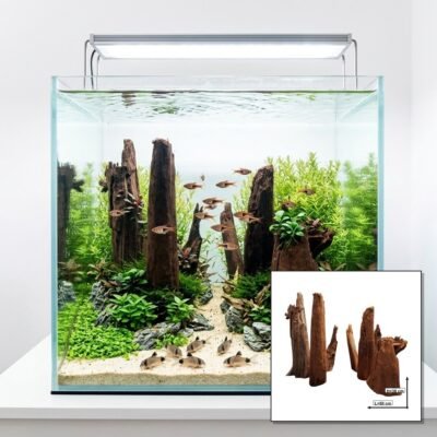 Tuskwood Akvarierod Sæt med 7 stykker WYSIWYG Ægte Bogwood Unique 50 cm S7122622