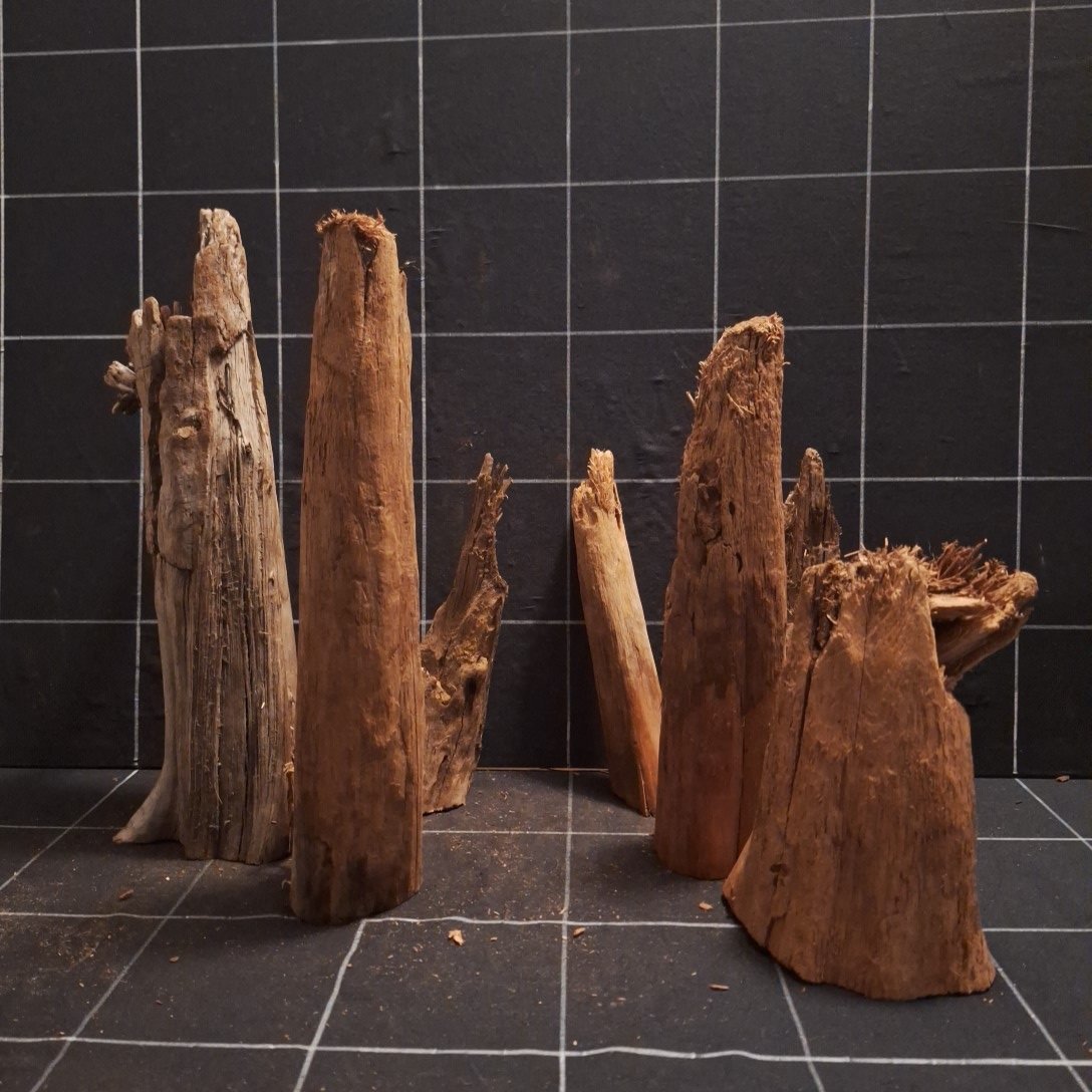 Tuskwood Akvarierot Set om 7 delar WYSIWYG Äkta Bogwood Unik 50 cm S7122622 – Image 4
