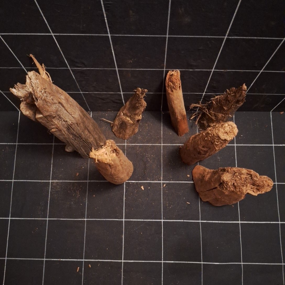 Tuskwood Akvarierot Set om 7 delar WYSIWYG Äkta Bogwood Unik 50 cm S7122622 – Image 5