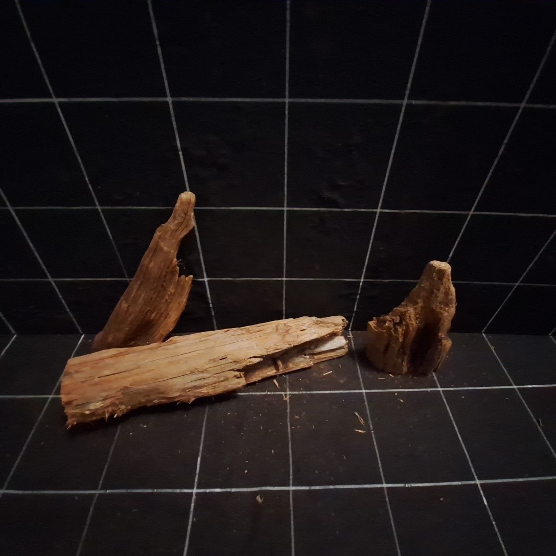 Tuskwood Akvarierot Set om 3 delar WYSIWYG Äkta Bogwood Unik 48 cm S3202623 – Bild 5