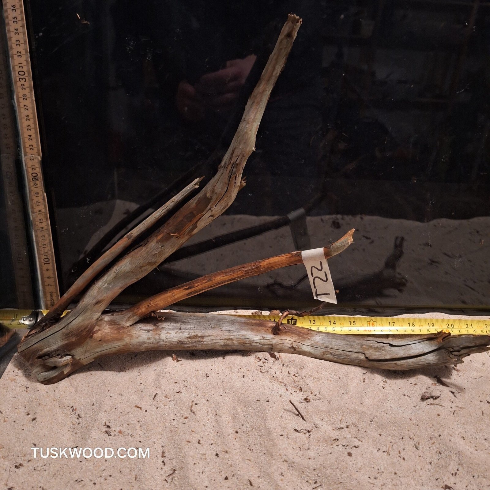 Tuskwood Akvarierot WYSIWYG Äkta Bogwood Unik 40 cm NrT22 - Image 5