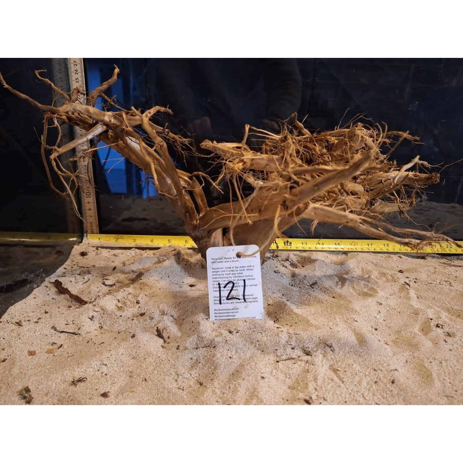 Tuskwood Akvarierot WYSIWYG Äkta Bogwood Unik 40 cm nr121AA - Bild 4