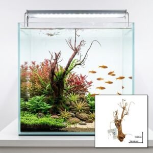 Tuskwood Akvarierot WYSIWYG Aito Bogwood Unik 60 cm nro 60