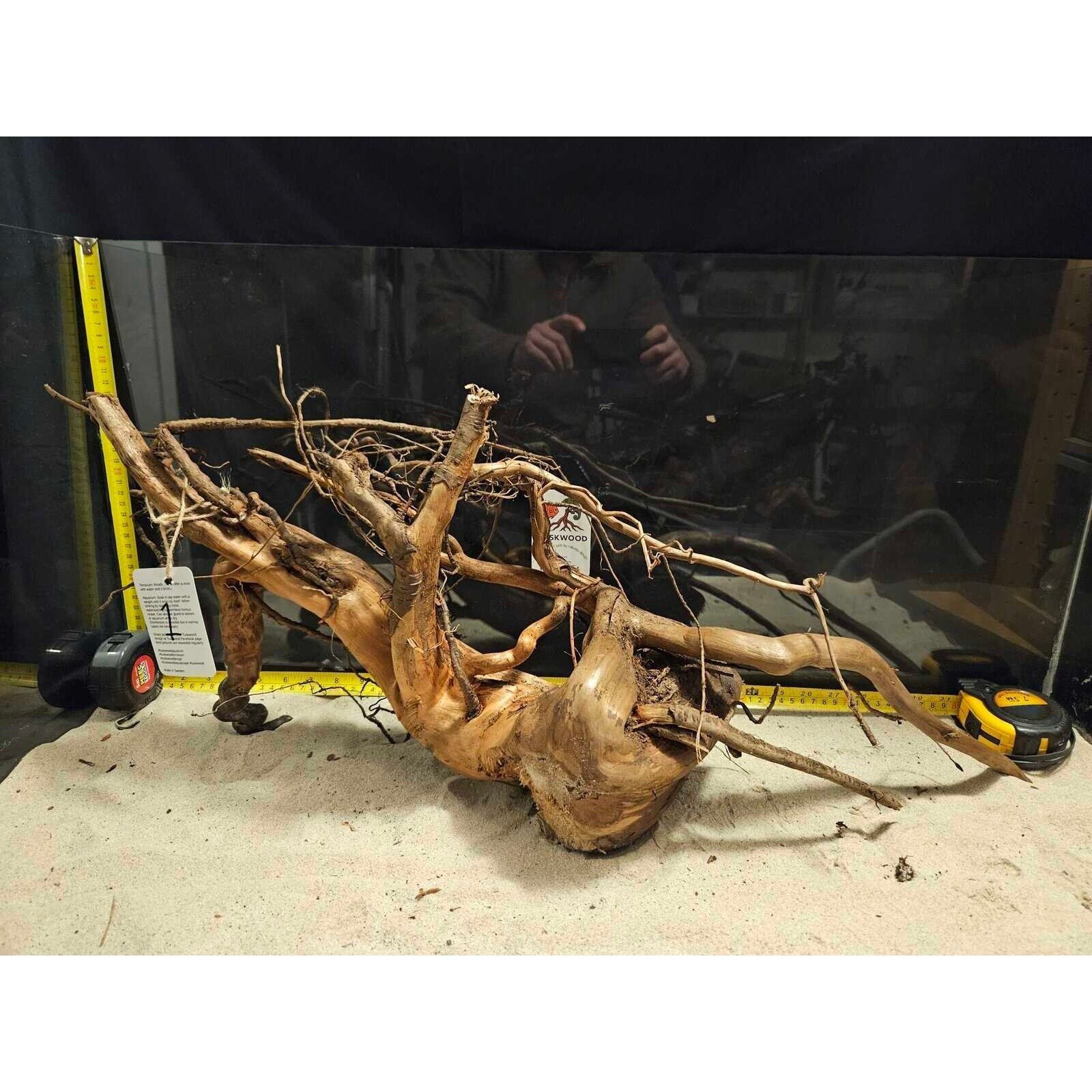 Tuskwood Akvarierot WYSIWYG Äkta Bogwood Unik 57 cm nr1AA