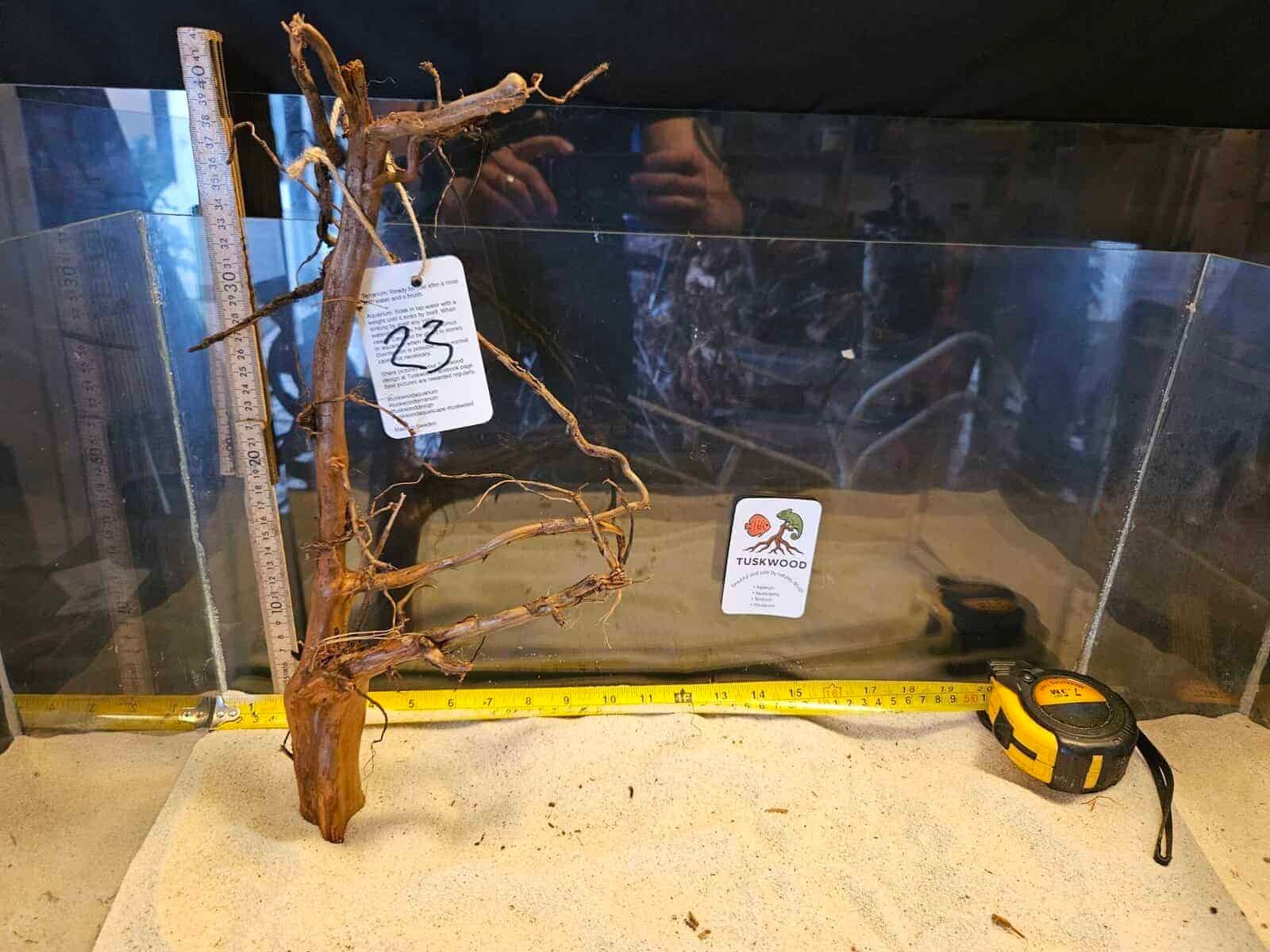 Tuskwood akvarierot i äkta bogwood, 30-40 cm