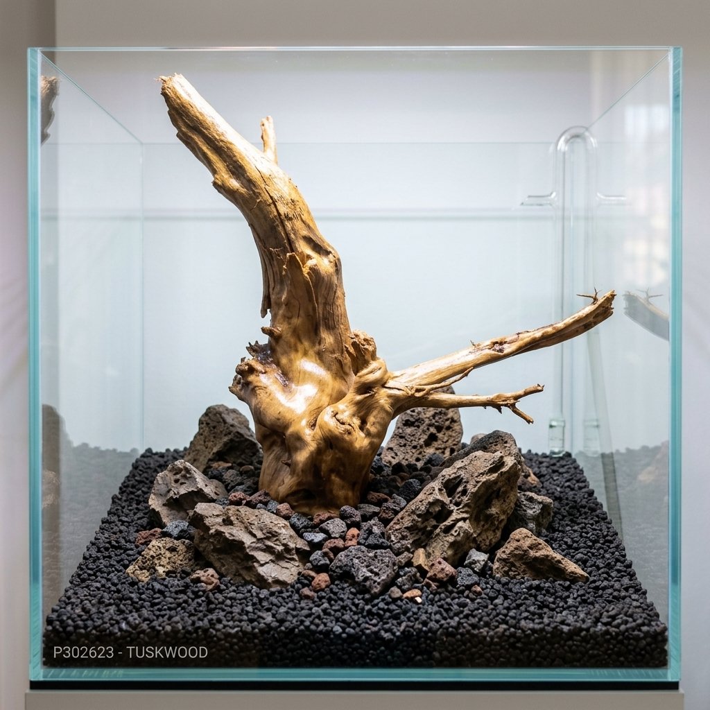 P302623 AI-generated aquarium hardscape