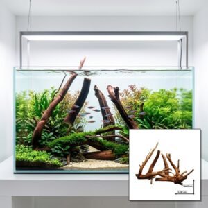 Tuskwood Akvarierot Set om 4 delar WYSIWYG Äkta Bogwood Unik 67 cm S4152622