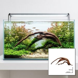 Tuskwood Akvarierot Set om 3 delar WYSIWYG Äkta Bogwood Unik 61 cm S3112623
