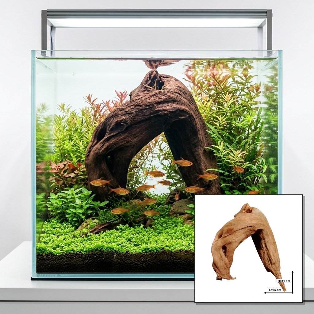 Tuskwood Akvarierot WYSIWYG Äkta Bogwood Unik 41 cm P252623