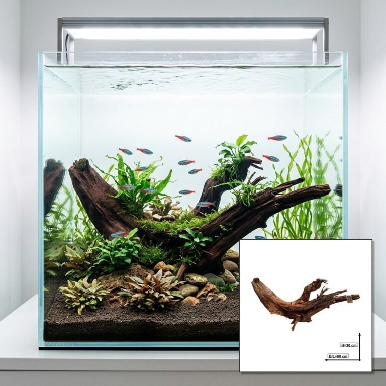 Tuskwood Akvarierot WYSIWYG Äkta Bogwood Unik 60 cm NrT26