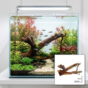 Tuskwood Akvarierot WYSIWYG Äkta Bogwood Unik 40 cm nr107