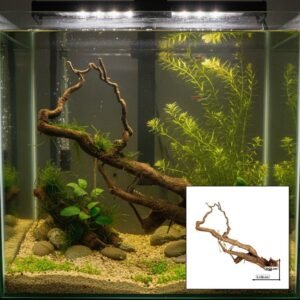 Tuskwood Akvarierot WYSIWYG Aito Bogwood Ainutlaatuinen 35 cm 104