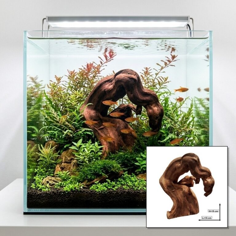 Sold Tuskwood aquarium root P082623, hero collage, approx. 15 cm