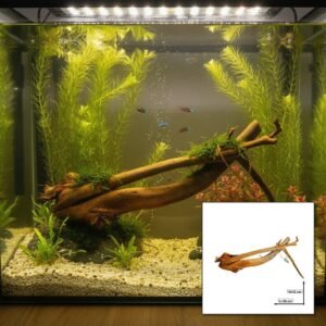 Tuskwood Akvarierot WYSIWYG Aito Bogwood Ainutlaatuinen 35 cm 102