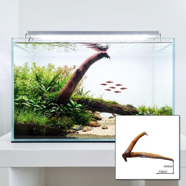Tuskwood Akvaario Juuri WYSIWYG Aito Bogwood Unique 25 cm P192620