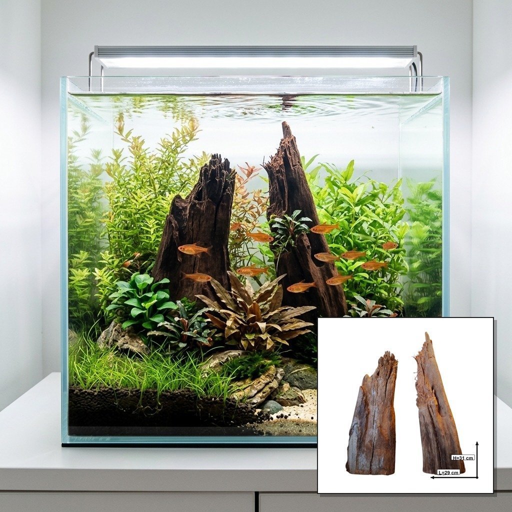 Tuskwood Akvaario Juurakko 2 kpl WYSIWYG Aito Bogwood Unique 31 cm S2162620