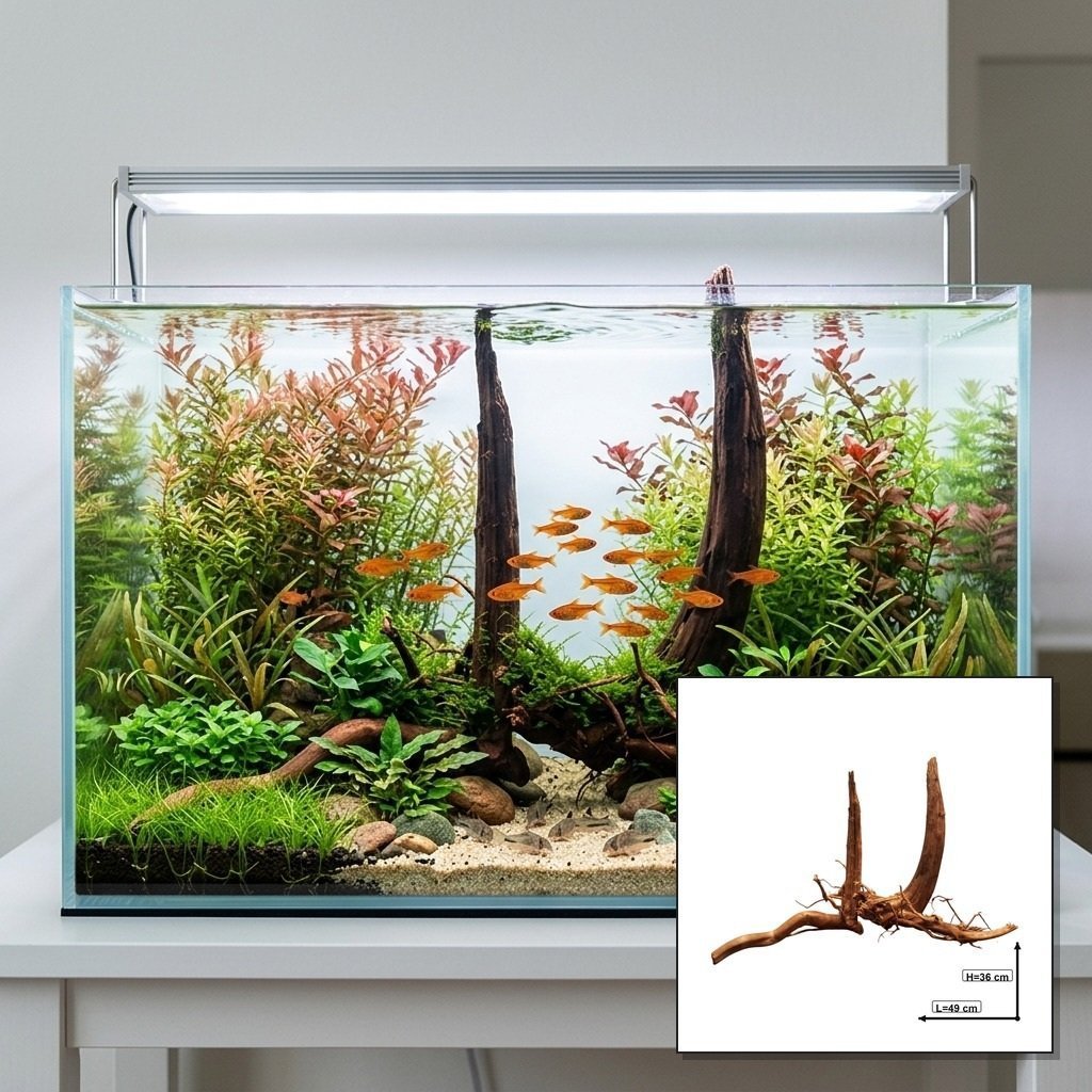 Tuskwood Akvaario Juurakko 2 kpl WYSIWYG Aito Bogwood Unique 49 cm S2342620
