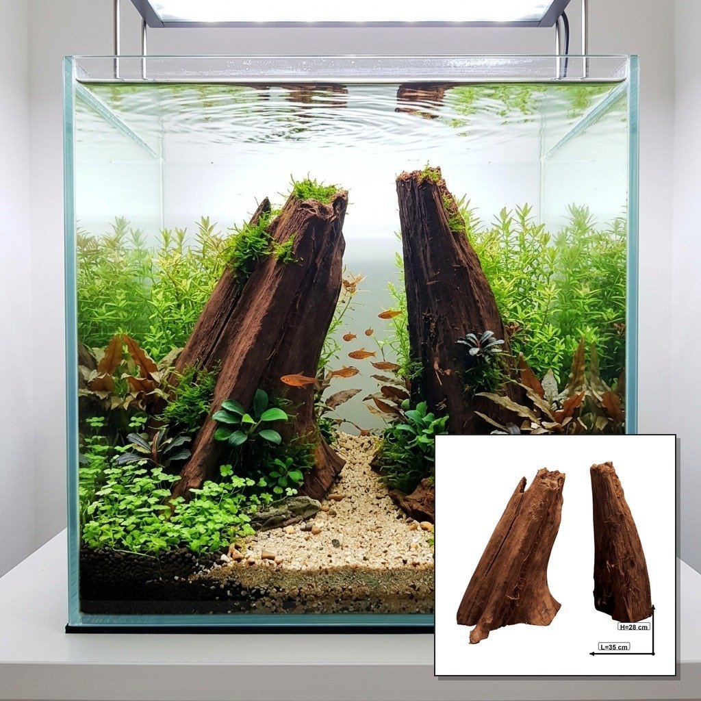 Tuskwood Akvaario Juurakko 2 kpl WYSIWYG Aito Bogwood Unique 35 cm S2372620