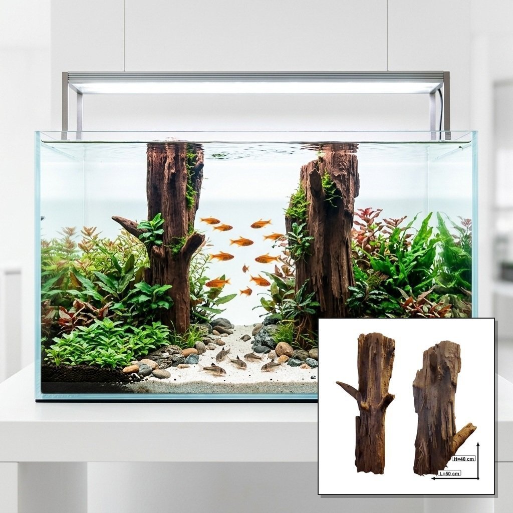 Tuskwood Akvaario Juurakko 2 kpl WYSIWYG Aito Bogwood Unique 50 cm S2212621