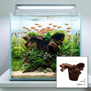Tuskwood Akvarierot WYSIWYG Äkta Bogwood Unik 34 cm P082622