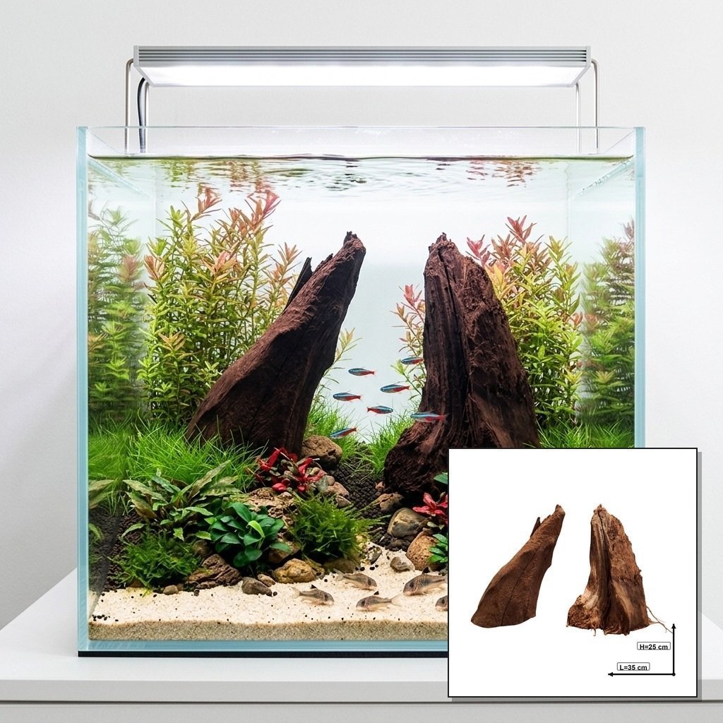 Tuskwood Akvaario Juurakko 2 kpl WYSIWYG Aito Bogwood Unique 35 cm S2112622