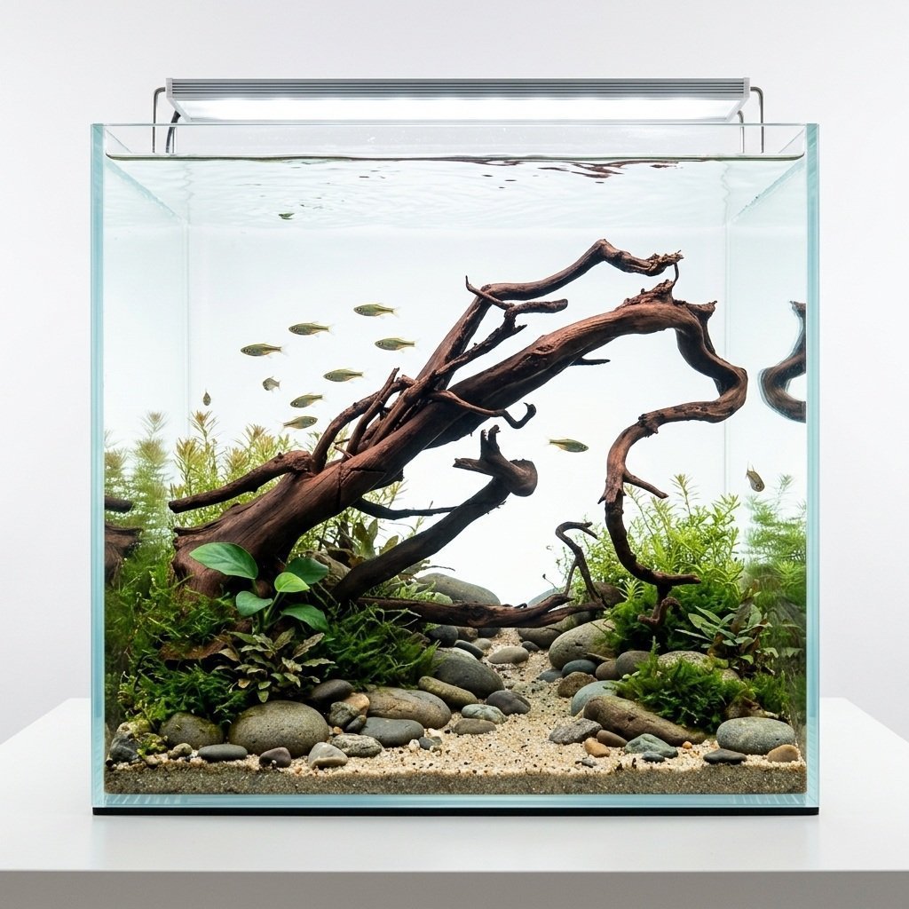 Tuskwood Aquarienholz WYSIWYG Echtes Bogwood Einzigartig 50 cm Nr. 33A