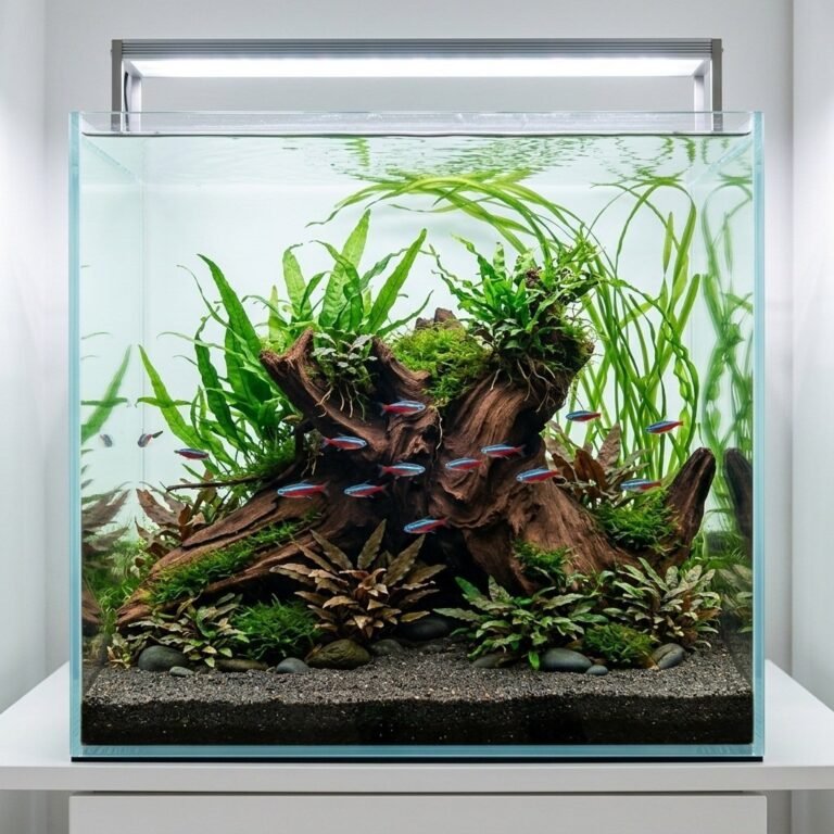 Sold Tuskwood aquarium root Nr127, inspiration image, approx. 60 cm