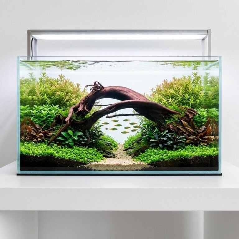 Sold Tuskwood aquarium root P172620, inspiration image, approx. 37 cm