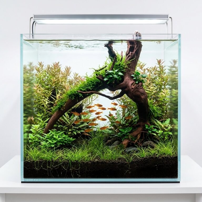 Sold Tuskwood aquarium root P202620, inspiration image, approx. 35 cm