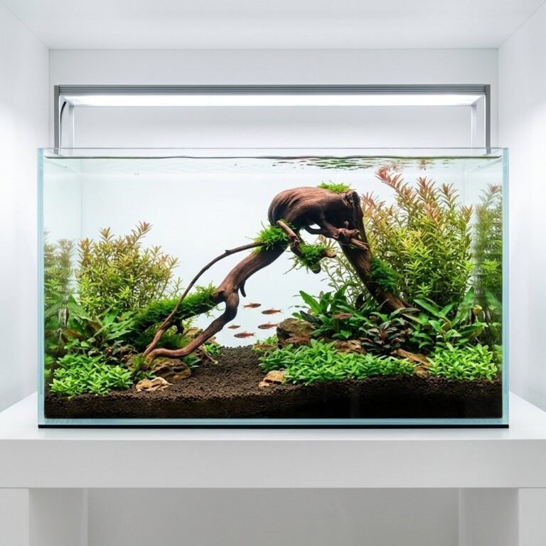 Sold Tuskwood aquarium root P222620, inspiration image, approx. 38 cm