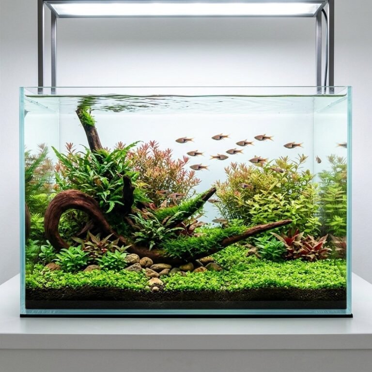 Sold Tuskwood aquarium root P022623, inspiration image, approx. 52 cm