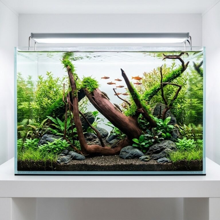 Sold Tuskwood aquarium root P292620, inspiration image, approx. 35 cm