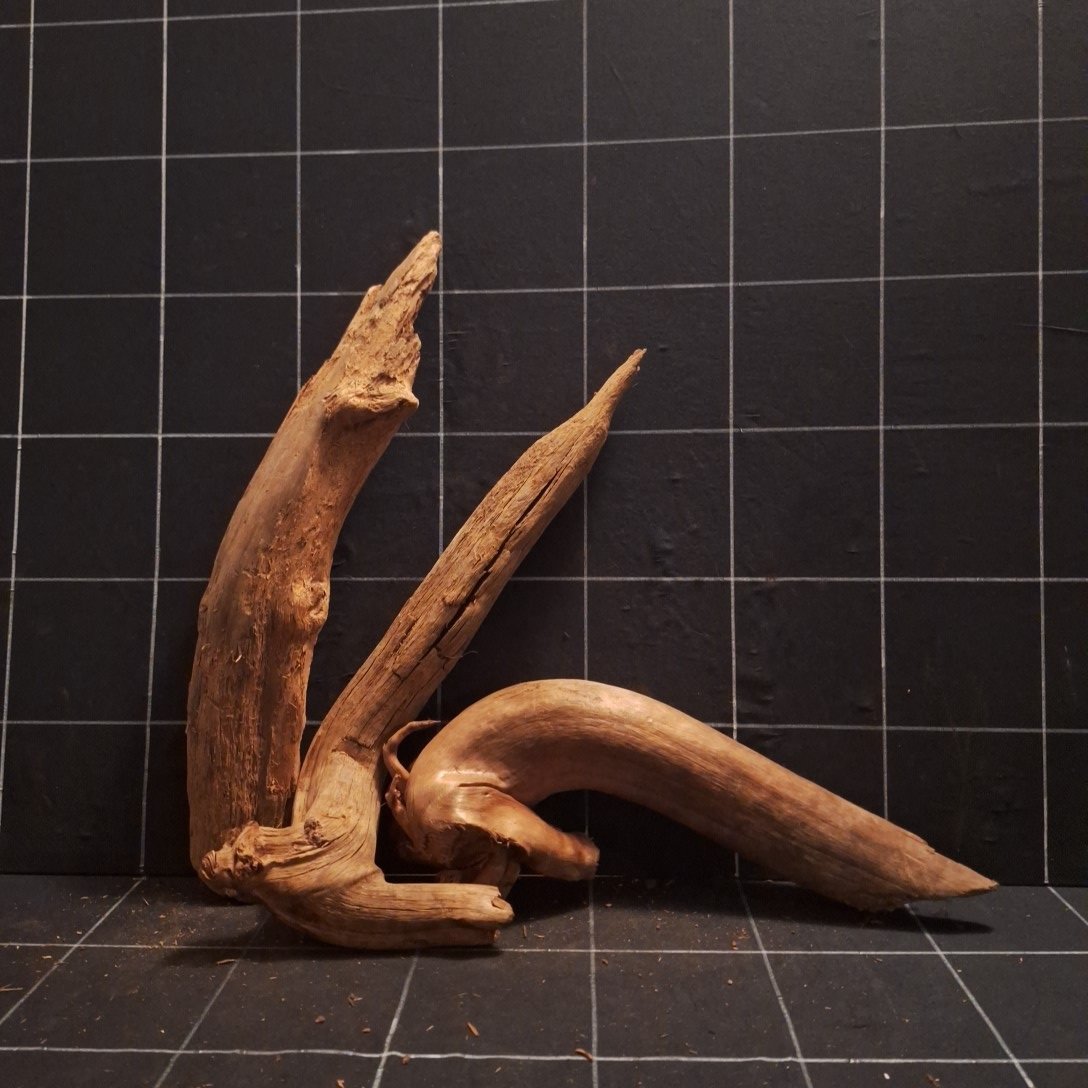 Tuskwood-akvaariojuurisetti, 3 osaa, WYSIWYG, aitoa bogwoodia, ainutlaatuinen 44 cm S3172622