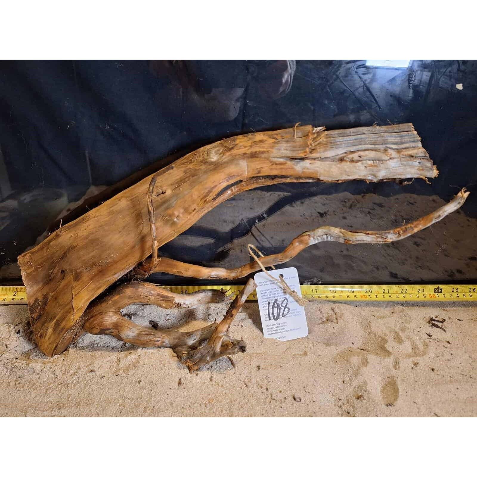 Tuskwood Aquarium-Zierholz WYSIWYG Echtes Bogwood Einzigartig 45 cm Nr. 100C