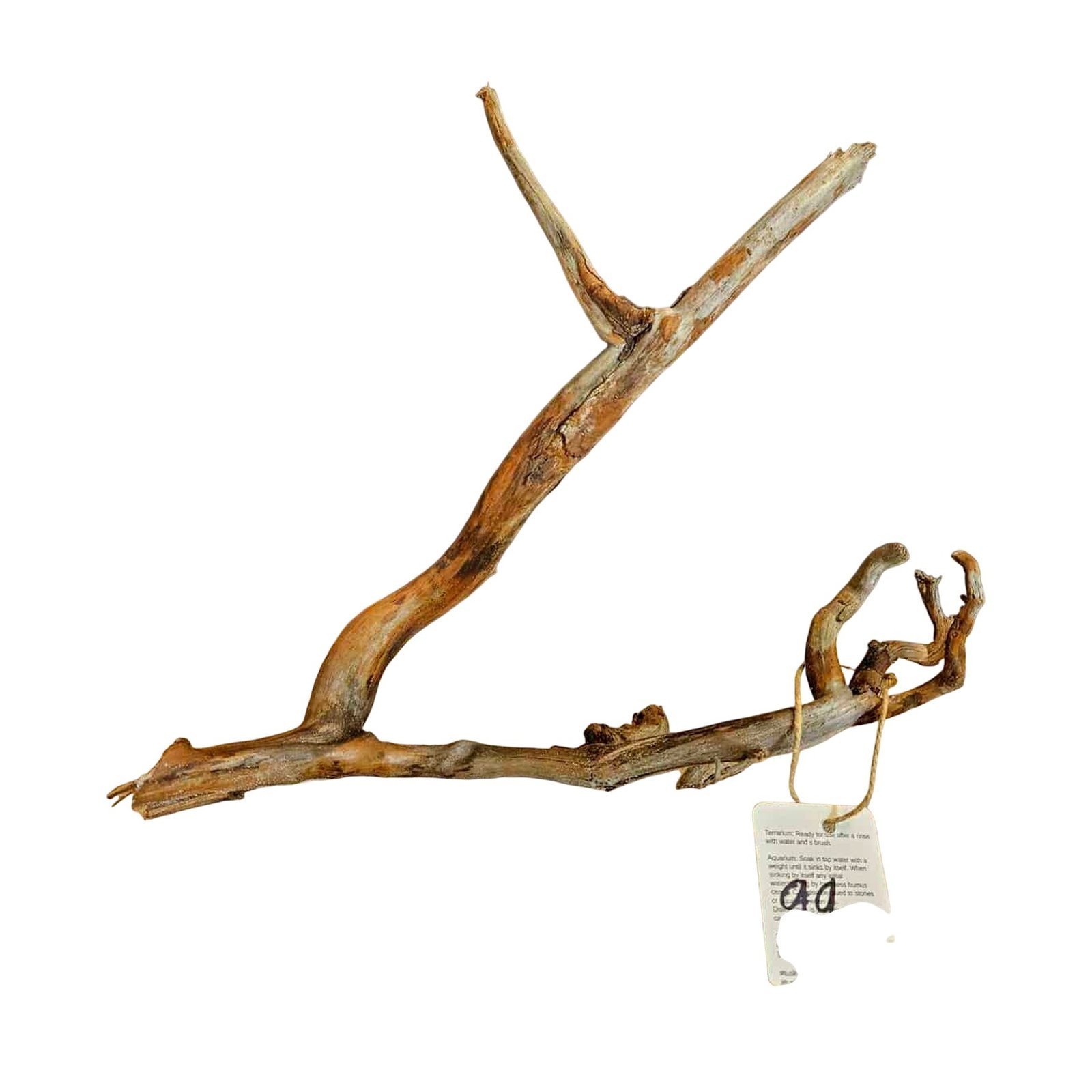 Tuskwood-akvaariojuuri WYSIWYG, aitoa bogwoodia, ainutlaatuinen 40 cm 99