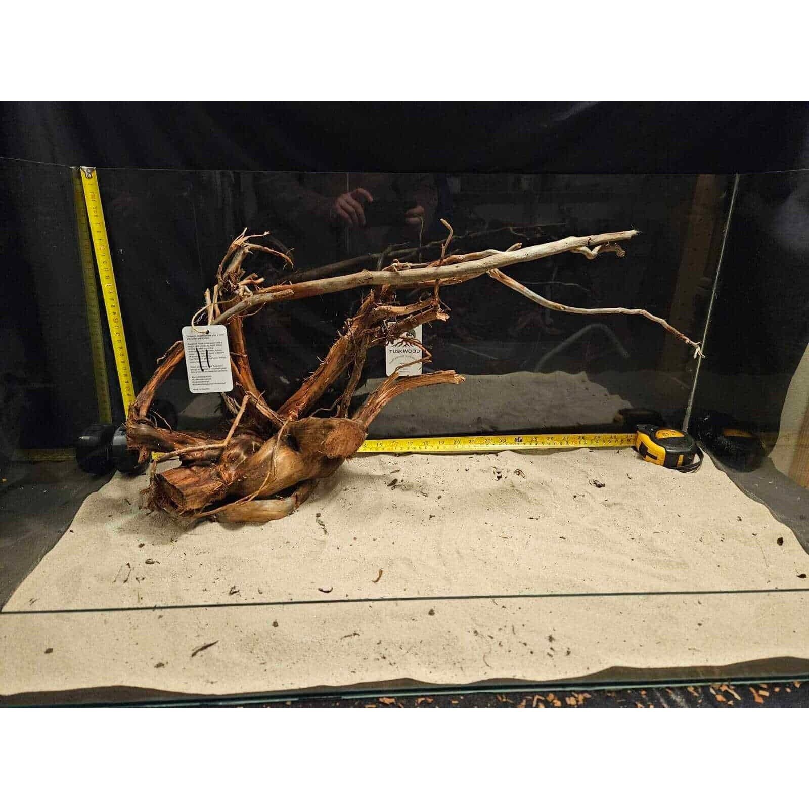 Tuskwood Aquariumrot WYSIWYG Echt Bogwood Uniek 55 cm nr. 11A