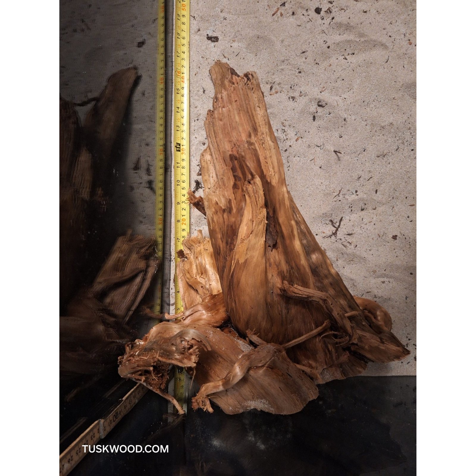 Tuskwood Aquarium-Zierholz WYSIWYG Echtes Bogwood Einzigartig 47 cm NrT14