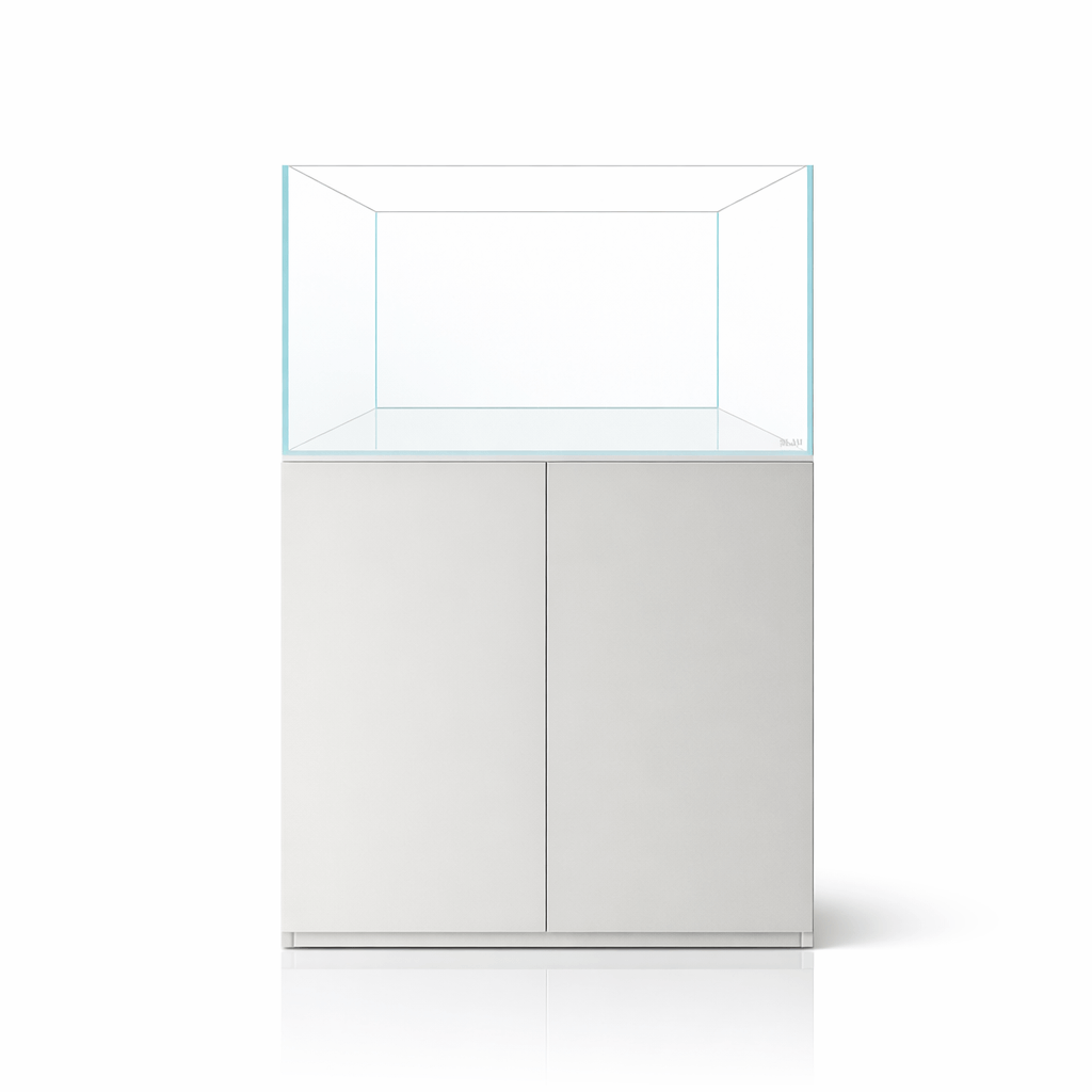 Blau Gran Cubic Absolute AR Vision 92 mit weißem Unterschrank