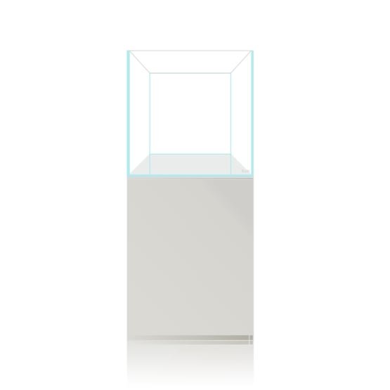 Blau Gran Cubic Experience 62 mit weißem Unterschrank